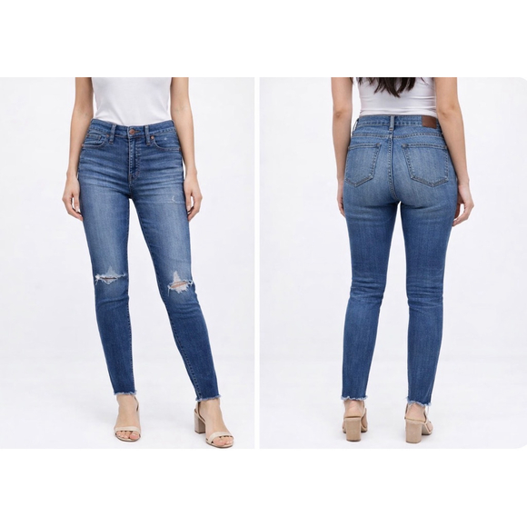 Madewell Denim - Women's Madewell Blue 9" High-Rise Skinny Jeans Size 27